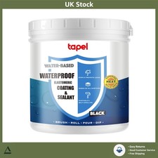 Pro-Grade Liquid Rubber Sealant Black 1L Instant Leak Repair & Weather Protect