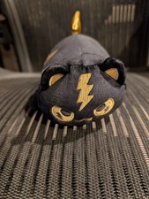 Aphmau MeeMeows Mystery 6" Plush Elemental Litter Lightning Bolt Cat Black Gold