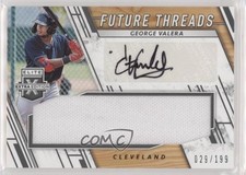 2019 Elite Extra Edition Future Threads Signatures Black George Valera Auto 09an
