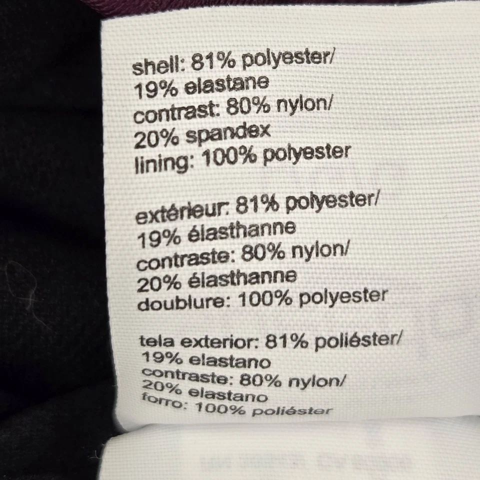 Speedo Women Swimwear L Purple One-Piece  Sleeveless - Image 3 of 4