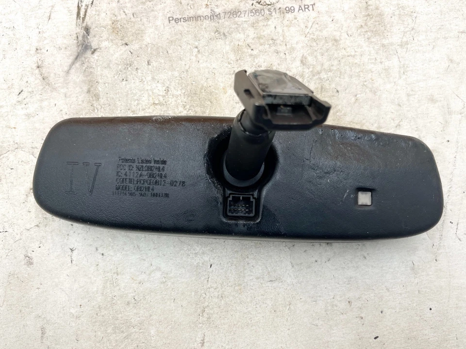 14-20 INFINITI Q50 FRONT WINDSHIELD INTERIOR INNER BACKUP REAR VIEW MIRROR OEM - Image 3 of 3