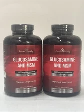 2x Divine Bounty Glucosamine Sulfate Supplement 2000mg w/ MSM 240ct each 1/27