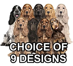 English Cocker Spaniel Self Adhesive Dog Sticker