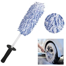 Microfiber Car Cleaning Brush Kit for Rims Tires Engine& Spokes Water Absorption