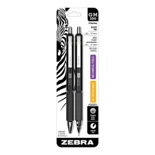 Zebra G/M-350 Metal Barrel Gel Pen & 0.7mm Mechanical Pencil Set, Space