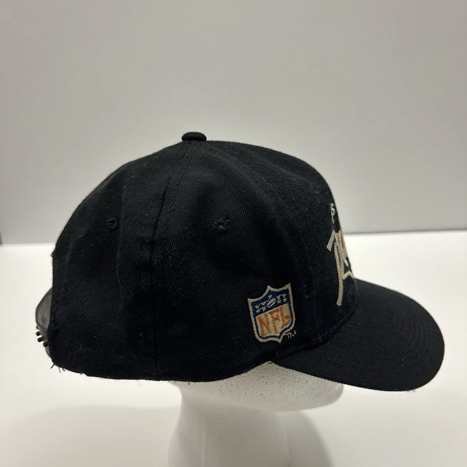 De Colección Especialidades Deportivas Los Angeles Raiders Lana Script Snapback Sombrero NFL Usado* Foto 4 de 4