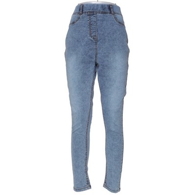 Boohoo, Jeans, Größe: 42, Blau, Baumwolle/Elasthan/Polyester, Sonstiges #Znr