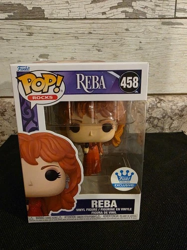 Funko Pop Rocks: Reba McEntire Funko Shop Exclusive #458 CMA Awards Red Dress