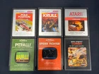 Vintage Atari 2600 Game Lot Pitfall Krull Vanguard Pole Position