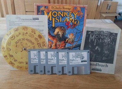 Monkey Island 2 Le Chuck's Revenge PC Floppy Deutsche Version Big Box