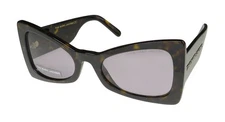 NEW MARC JACOBS MARC 553/S SUNGLASSES PLASTIC BROWN 086IR FULL-RIM GEOMETRIC