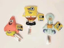 New SpongeBob SquarePants Micro Plush Lot Mini 5" Patrick Squidward Set 2025 P43