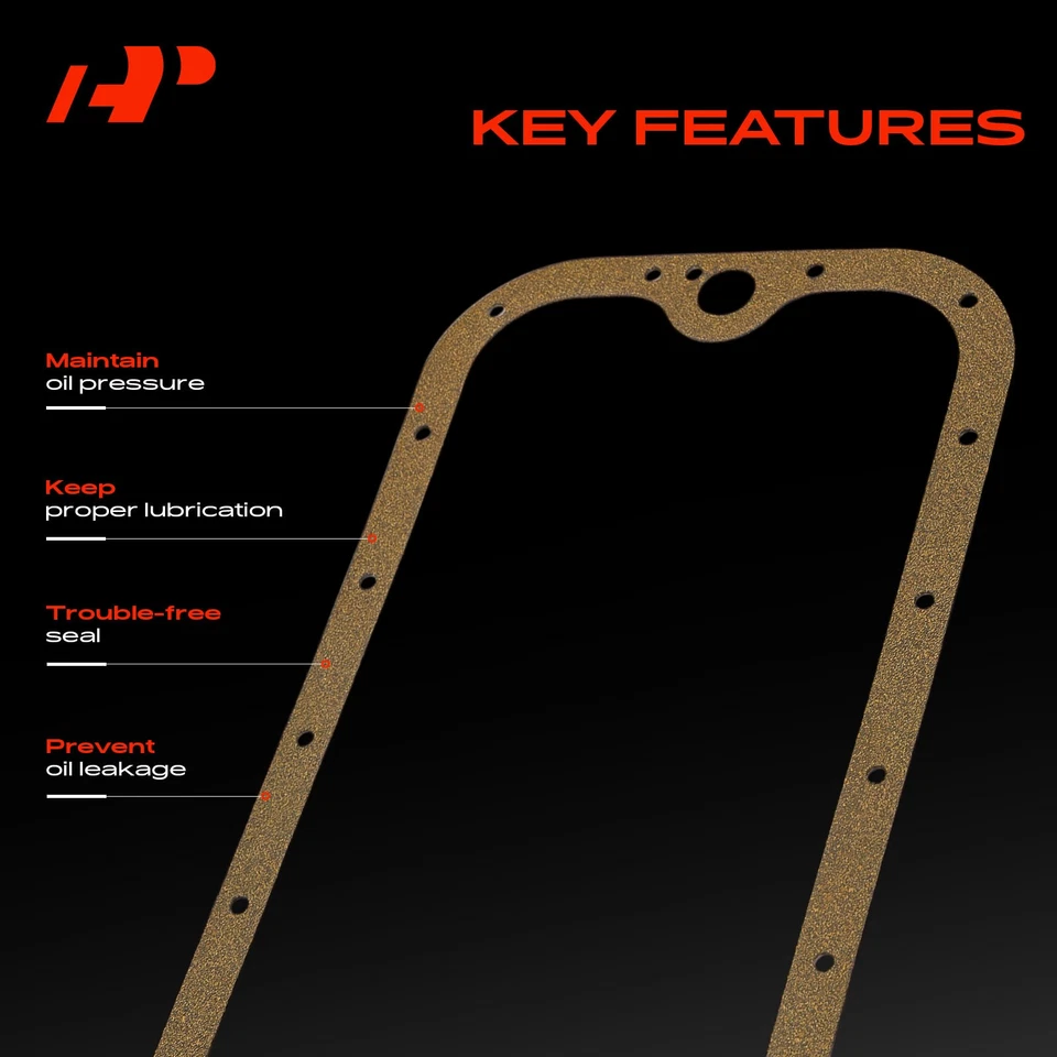 Junta de cárter de aceite de motor A-Premium para Geo Metro Pontiac Firefly Suzuki Swift 96-97 Foto 4 de 4