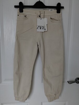 Zara Mädchen Cropped Stretch Jeans Größe 8 Jahre 128 cm