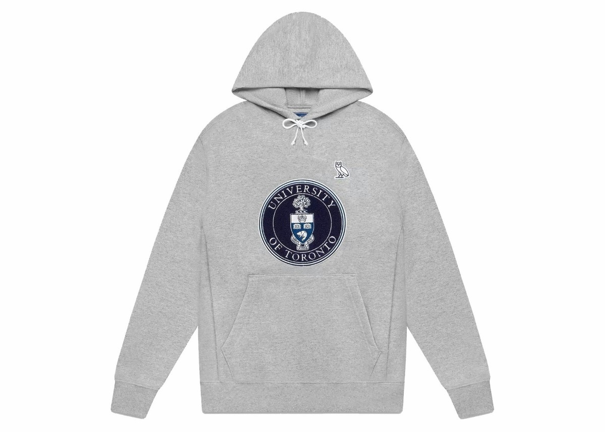 OVO x U Of T (University of Toronto) Hoodie Grey Size M, L, XL