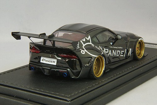 1/43 Ig Ignition Toyota Pandem Supra (A90) Black Metallic / BBS LM Type IG2147 - Picture 3 of 3