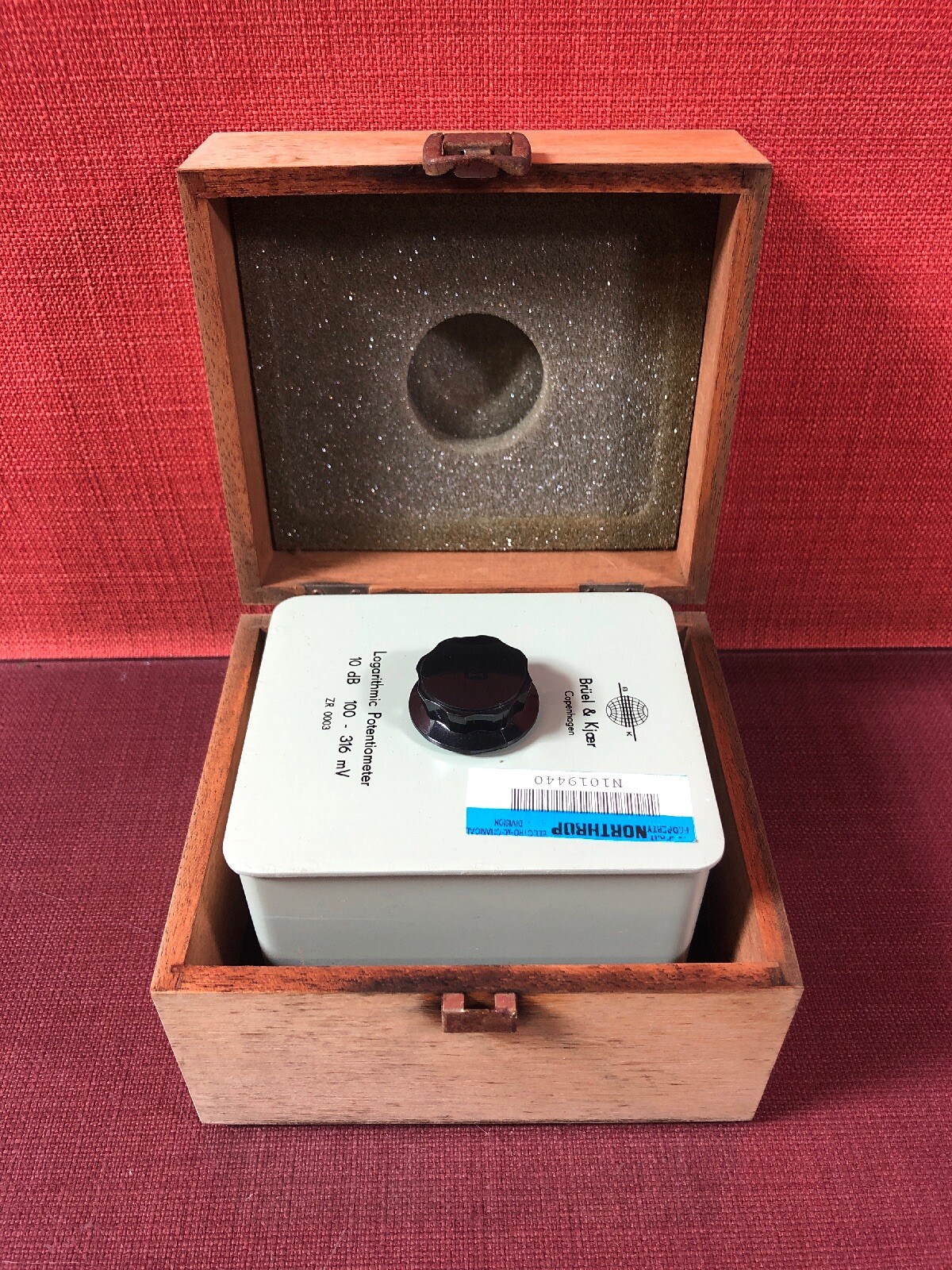 Potentiomètre Logarithmique Brüel & Kjaer Zr0003 - Pour Appareils De Mesure Audio/acoustique - Occasion