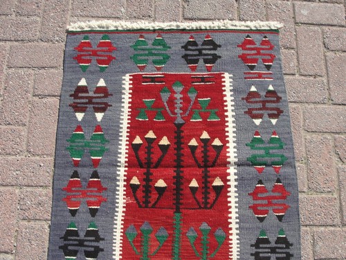 3x4 Area Rug, Area Kilim Rug, Turkish Kilim, Bohemian kilim rug - Picture 3 of 10