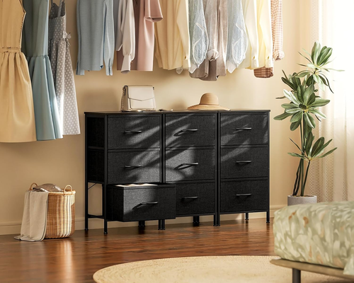 Dresser for Bedroom Nightstand, Small Fabric Dresser Chests of Drawers, Closet O - Picture 7 of 12