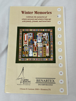 Winter Memories Quilt Pattern Month 2 By Susan Garman Sierra Pacific Crafts 2000