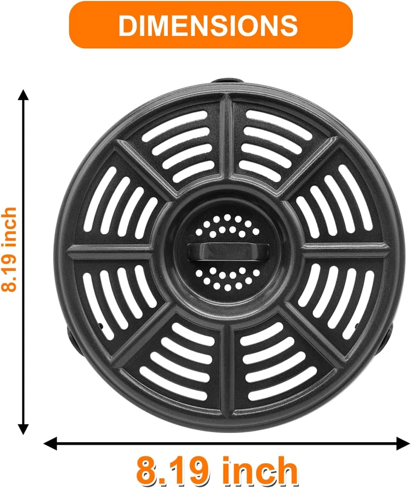 Air Fryer Replacement Parts for Ninja AF101 AF161 AF150 Air Fryer, 8.2'' round