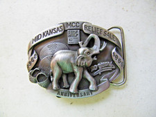 1988 Mid Kansas Relief Sale MCC Mennonite Auction Siskiyou belt buckle