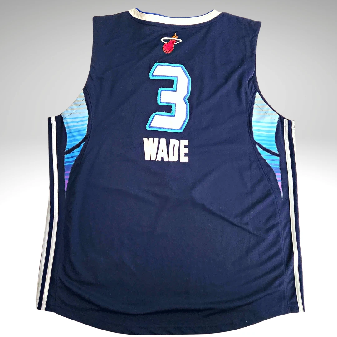 Adidas × NBA Adidas Miami Heat Dwyane Wade Jersey - Gem