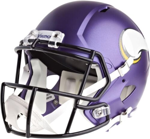 Football Riddell Minnesota Vikings Full Size Revolution Speed Replica Helmet - Foto 1 di 2