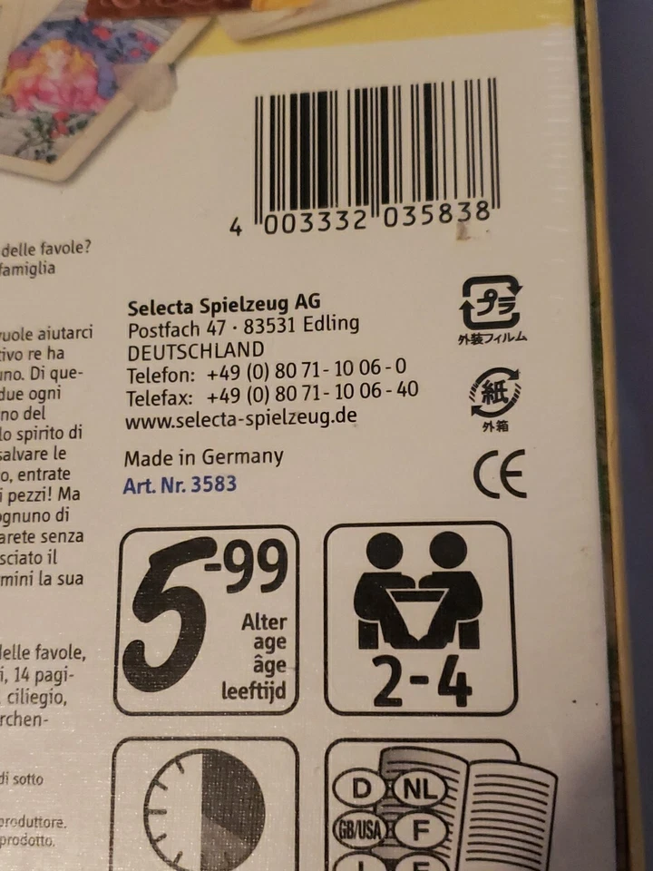 "Save The Fairy Tale" Treasure Rettet Den Marchenschatz! Family Board Game New   - Image 3 of 4