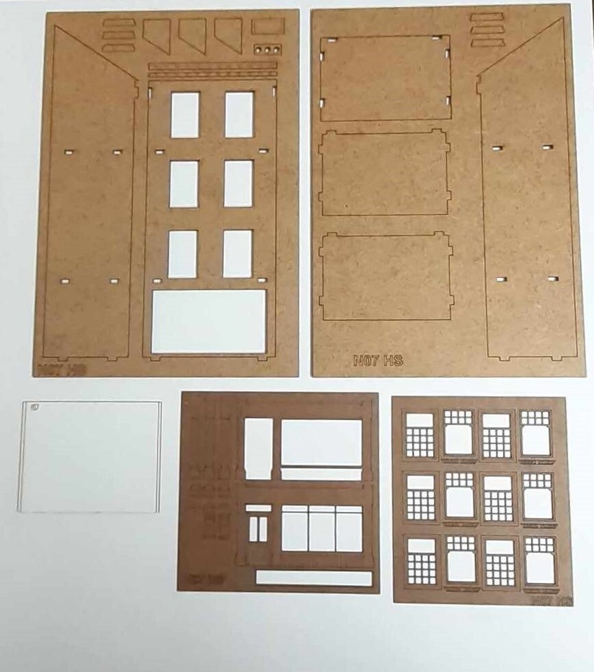 00 Gauges Wood 10 Wooden Ladders For 00 / 4mm Scale Model Railways - Foto 10