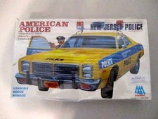 YODEL 1970'S DODGE POLICE CAR N.J. POLICE  PORT AUTHORITY NY NJ FACTORY SEALED