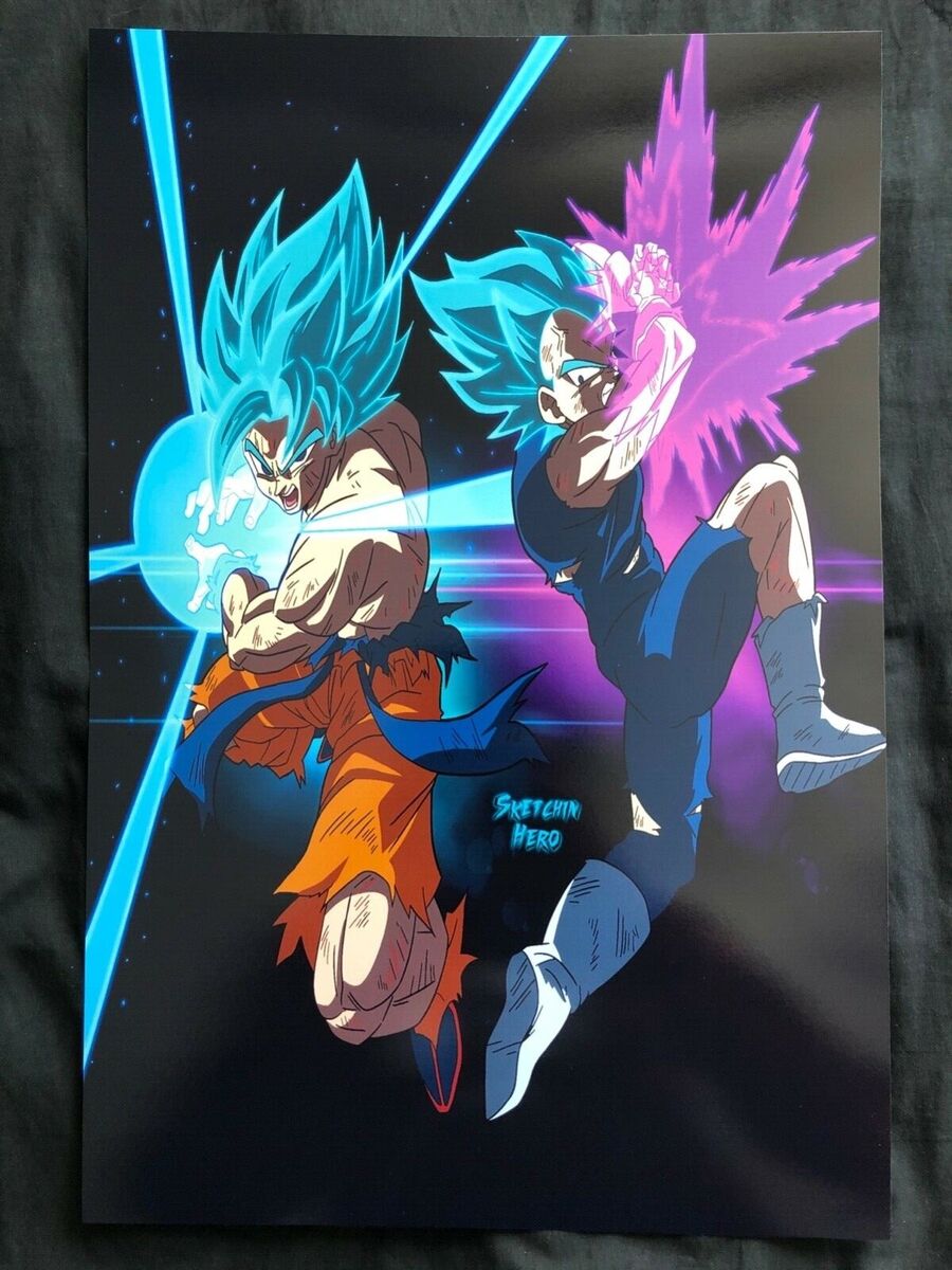 Wall Mural Goku and Vegeta, Dragon Ball Z Photo Wallpaper