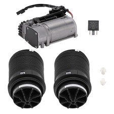 Suspension Pump + Rear Shock Bellows Springs For Mercedes Benz CLS Class W218