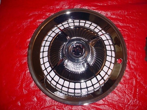 1959 15" NEW LANCER HUB CAPS-SET OF FOUR WITH 2 1/2 BULLETS - Picture 2 of 2