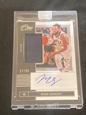 Mike Conley 2019 panini one and one jersey auto autograph #27/99