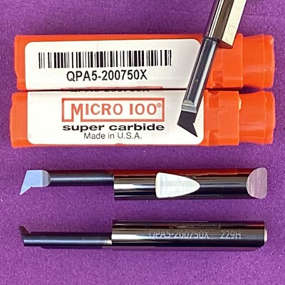 MICRO 100  QPA5-200750X Carbide Quick Change Angled Profiling Tool Machinist