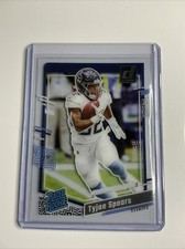 2023 Panini Donruss Clearly Tyjae Spears #88 Rated Rookie Tennessee Titans NFL