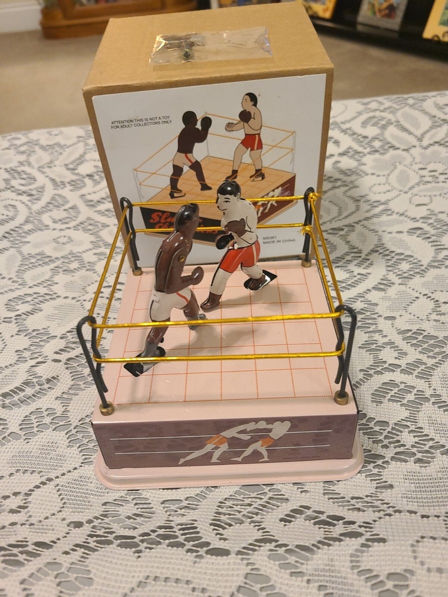 Slugger Champions Tin Wind-Up Boxers in Ring (Reproduction) | eBay