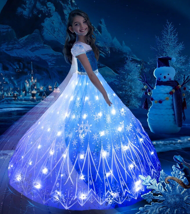 elsa frozen winter dress Elsa Dress for Girls