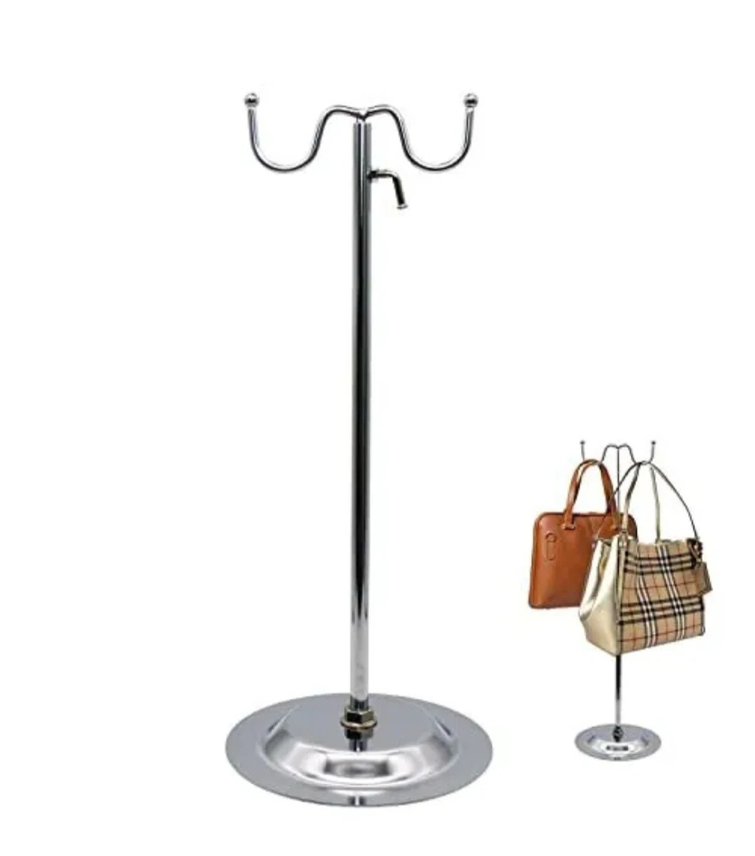 2 TIER COAT OR PURSE RACK - BLACK