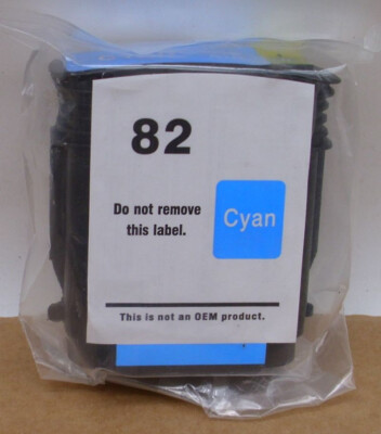 Ink 82 Cyan For HP DesignJet 500 510 800 815mfp cc800ps 800ps Replaces C4911A