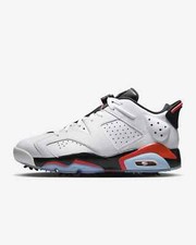 Size 7.5 - Air Jordan 6 Retro Golf Low White Infrared for Size 7.5 - Air Jordan 6 Retro Golf Low White Infrared for