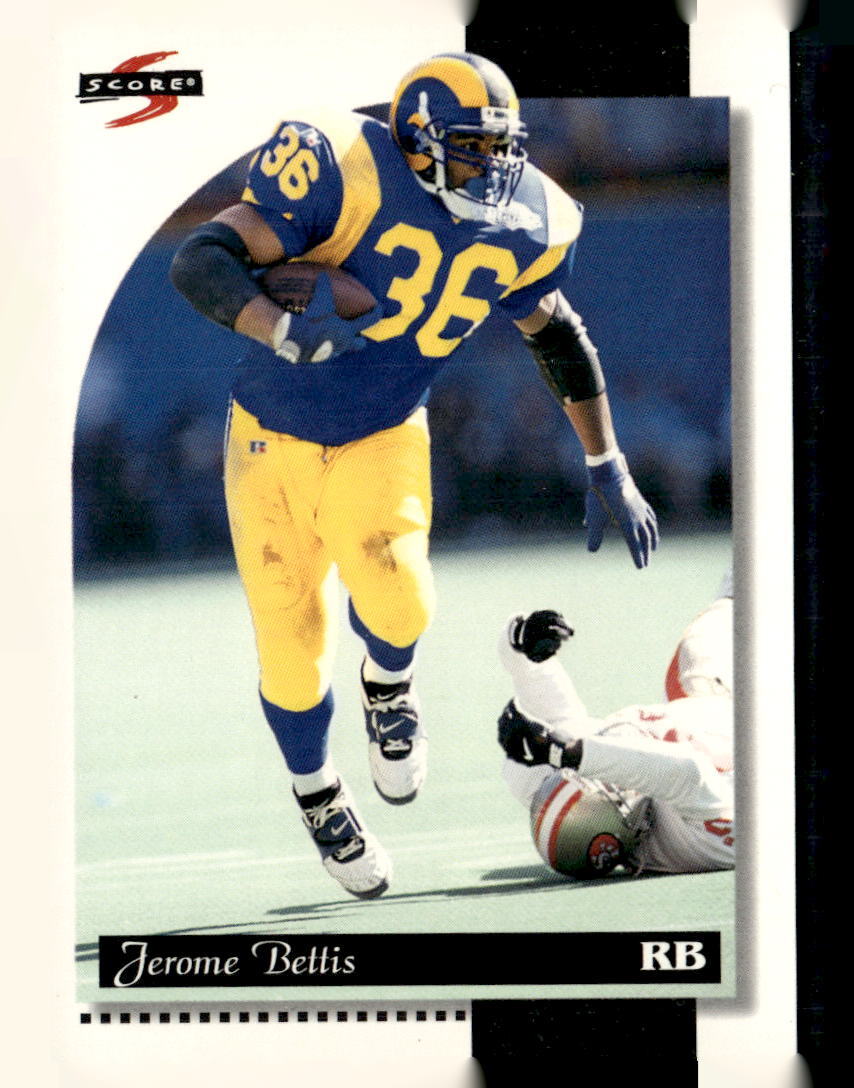 1996 Score #132 Jerome Bettis Field Force
