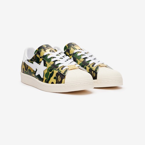 Men's Brand New Adidas Superstar 'Bape ABC Camo Green' Fashion Sneakers ...