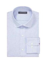 Tommy Hilfiger TH Flex Twill Regular Fit Dress Shirt Blue 15.5 in 32-33