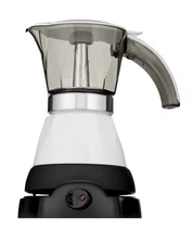 Cafetera Eléctrica Bene Casa Portable Espresso Coffee Maker, 3 Cup, White .