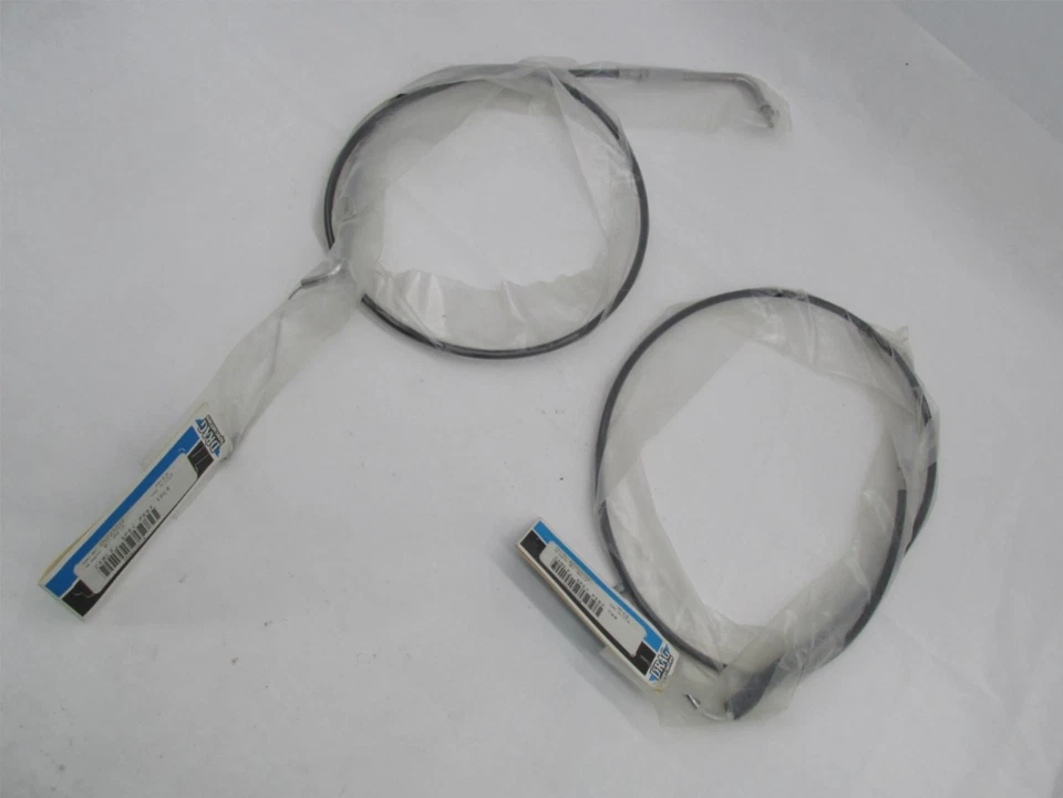 Pair of Drag Specialties Harley NOS Throttle & Idle Cables DS223237 DS223233 - Image 2 of 4