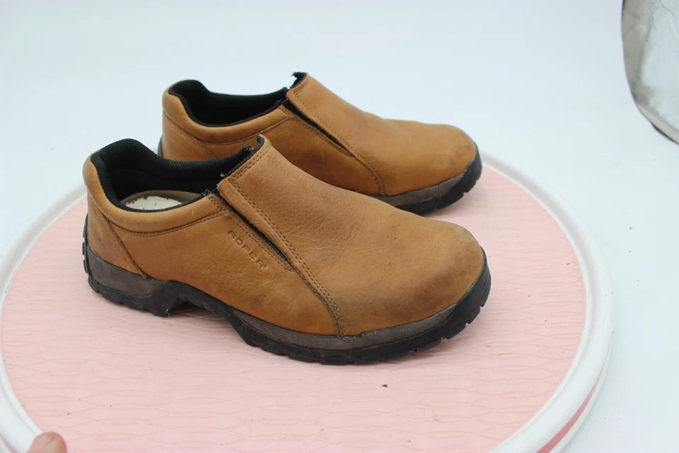 Zapatos sin cordones de cuero marrón claro Roper Performance talla 8 M para hombre’s Foto 4 de 4