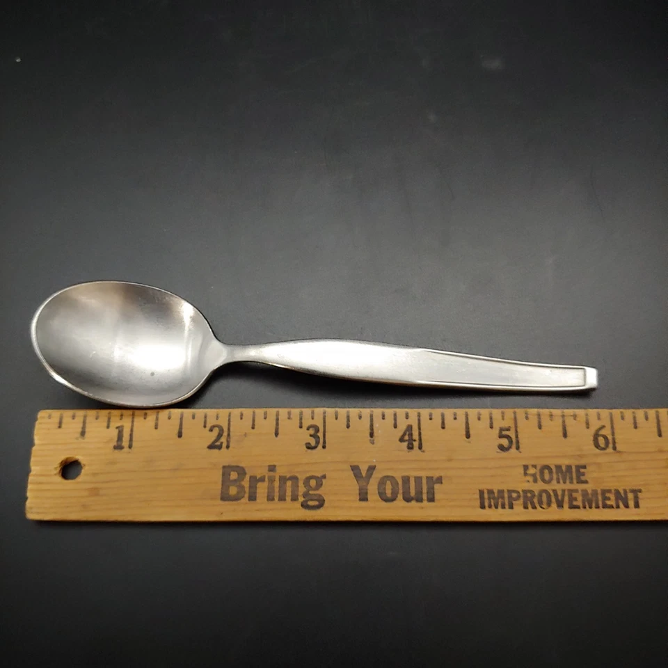 1 Noritake Fantasy Teaspoon - 5 7/8" 18-8 Stainless Steel Satin Japan - Image 3 of 4