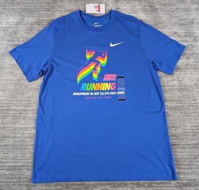 Nike Rainbow T Shirt Nike Vintage T Shirt Mens M Rainbow Swoosh